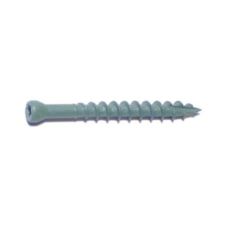 Saberdrive Deck Screw, #8 x 1-5/8 in, Steel, Trim Head, Torx Drive, 208 PK 51663